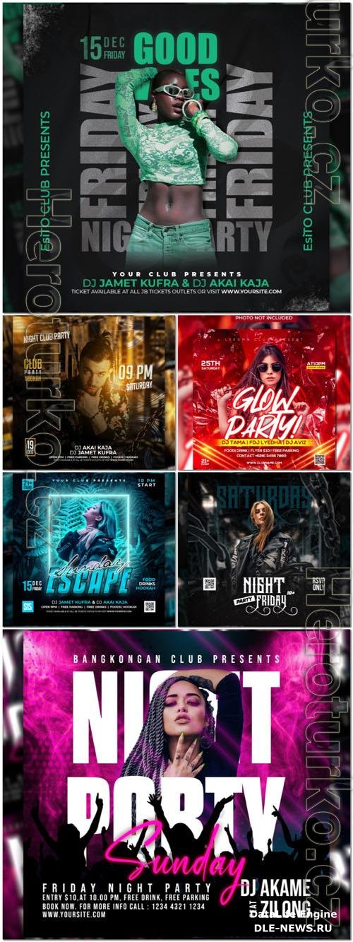 Flyer social media post, psd banner design
 collection vol 123