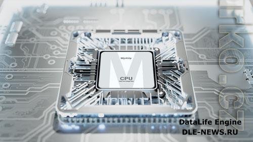 PSD abstract circuit board space on processor or cpu can be used text input