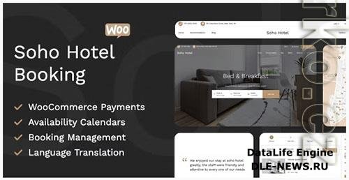 ThemeForest - Soho Hotel v4.2.1 - Responsive Hotel Booking WP Theme/5576098