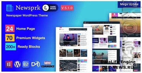 ThemeForest - Newsprk v6.1.0 - Newspaper WordPress Theme/28297765