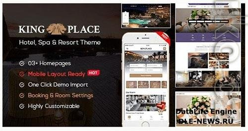 ThemeForest - KingPlace v1.2.9 - Hotel Booking, Spa & Resort WordPress Theme (Mobile Layout Ready) NULLED/20990483