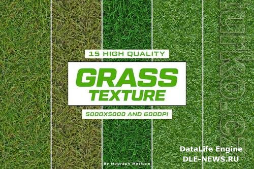 15 Grass Textures Pack