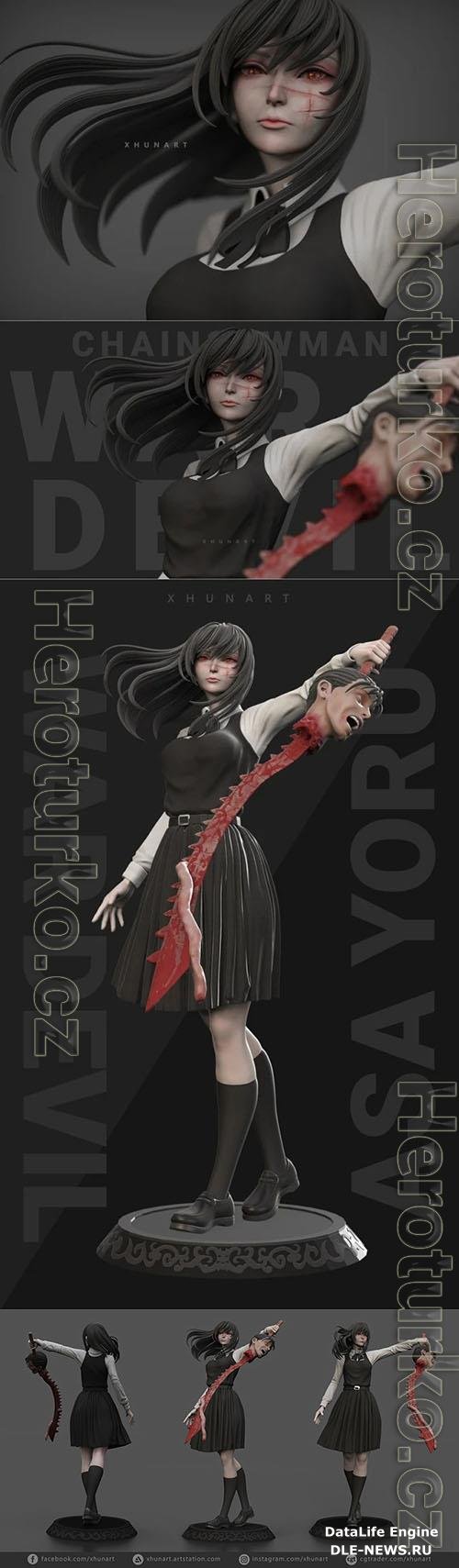 3D Print Chainsawman Asa Yoru