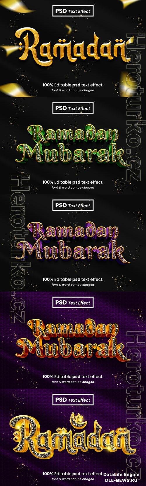 Psd style text effect editable set vol 324