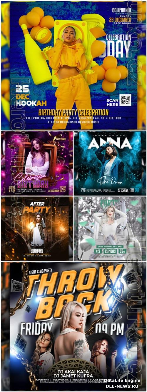 Flyer social media post, psd banner design
 collection vol 117