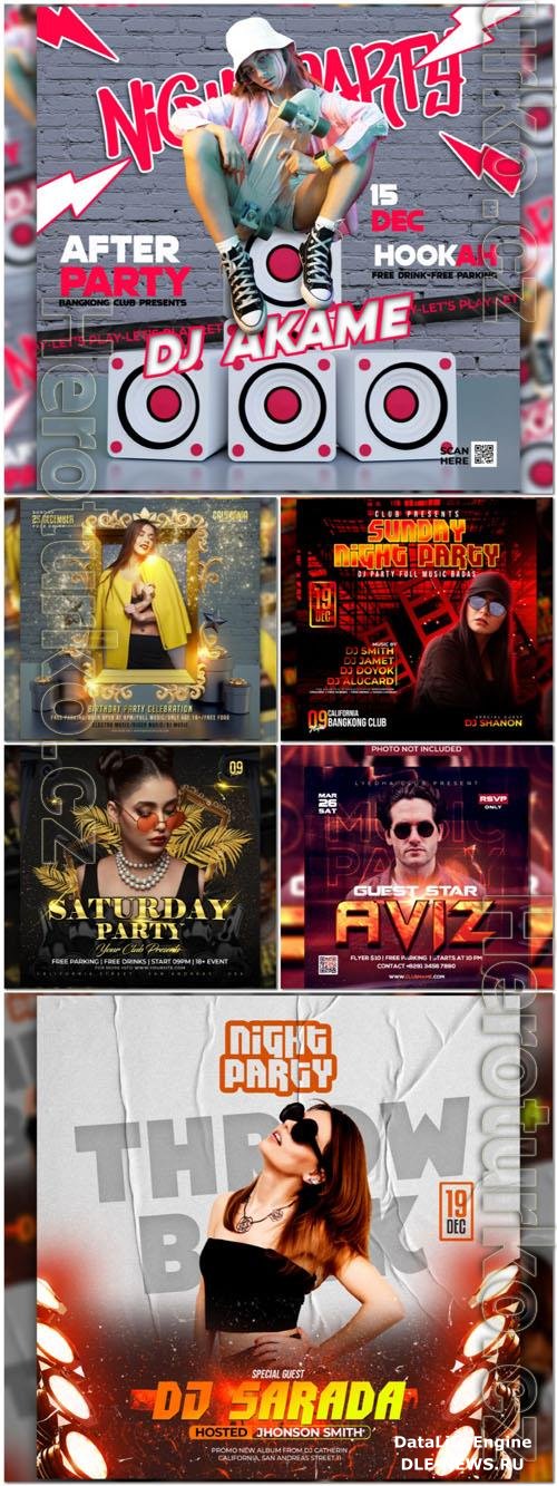 Flyer social media post, psd banner design
 collection vol 114