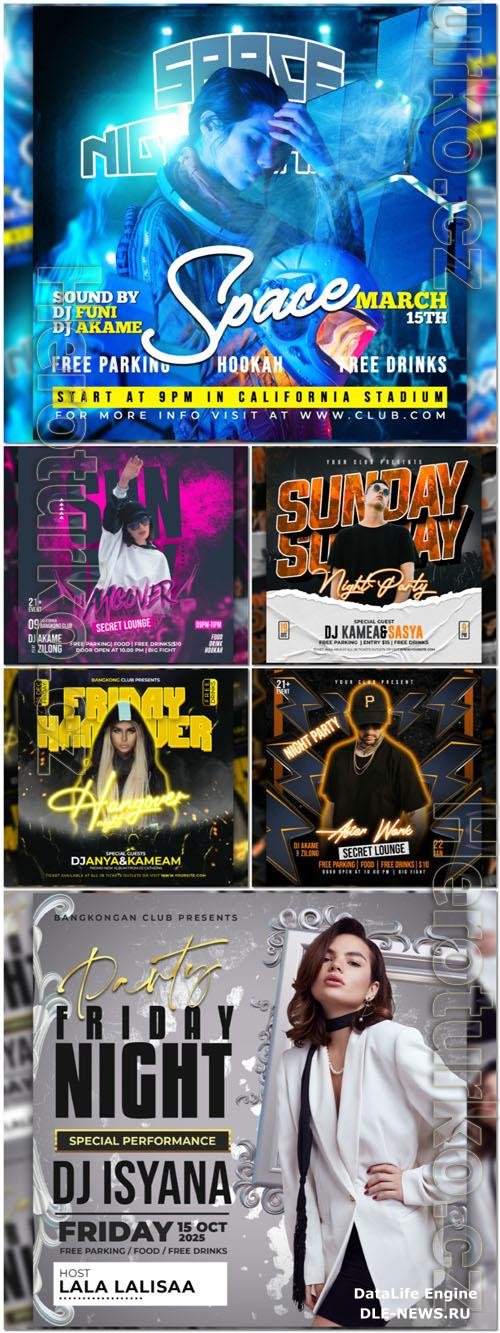 Flyer social media post, psd banner design
 collection vol 111