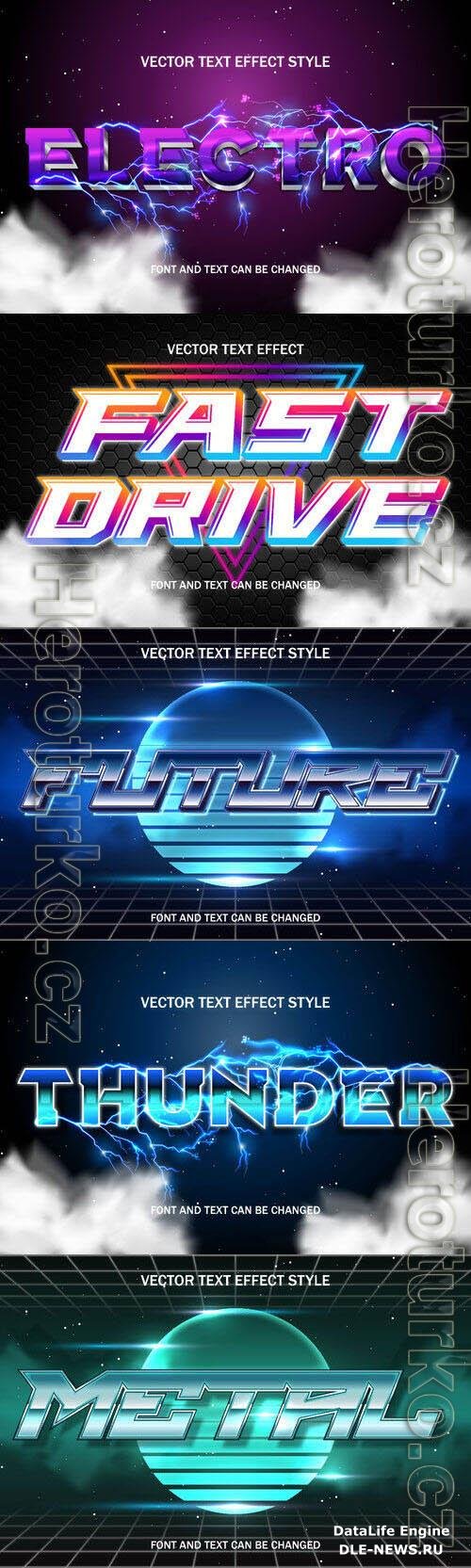 Vector 3d text editable, text effect font design
 set vol 76