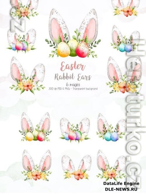 Easter Rabbit Ear Clipart Beautiful Design