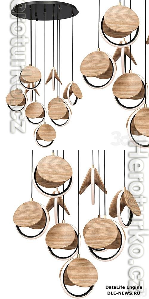 Pendant light  Clack by Anzazo - 3D model