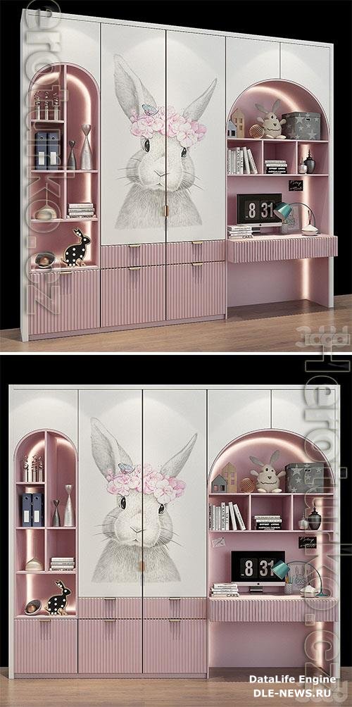 Furniture for a children 0360 - 3D model