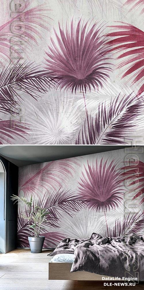 Tropical Plants - Wallpaper for interior design